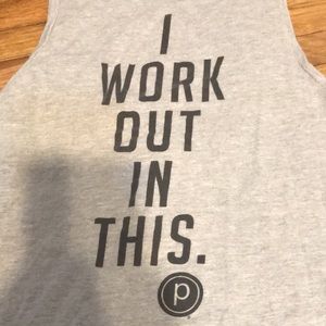 “I Work Out in This” Pure Barre tank size XS